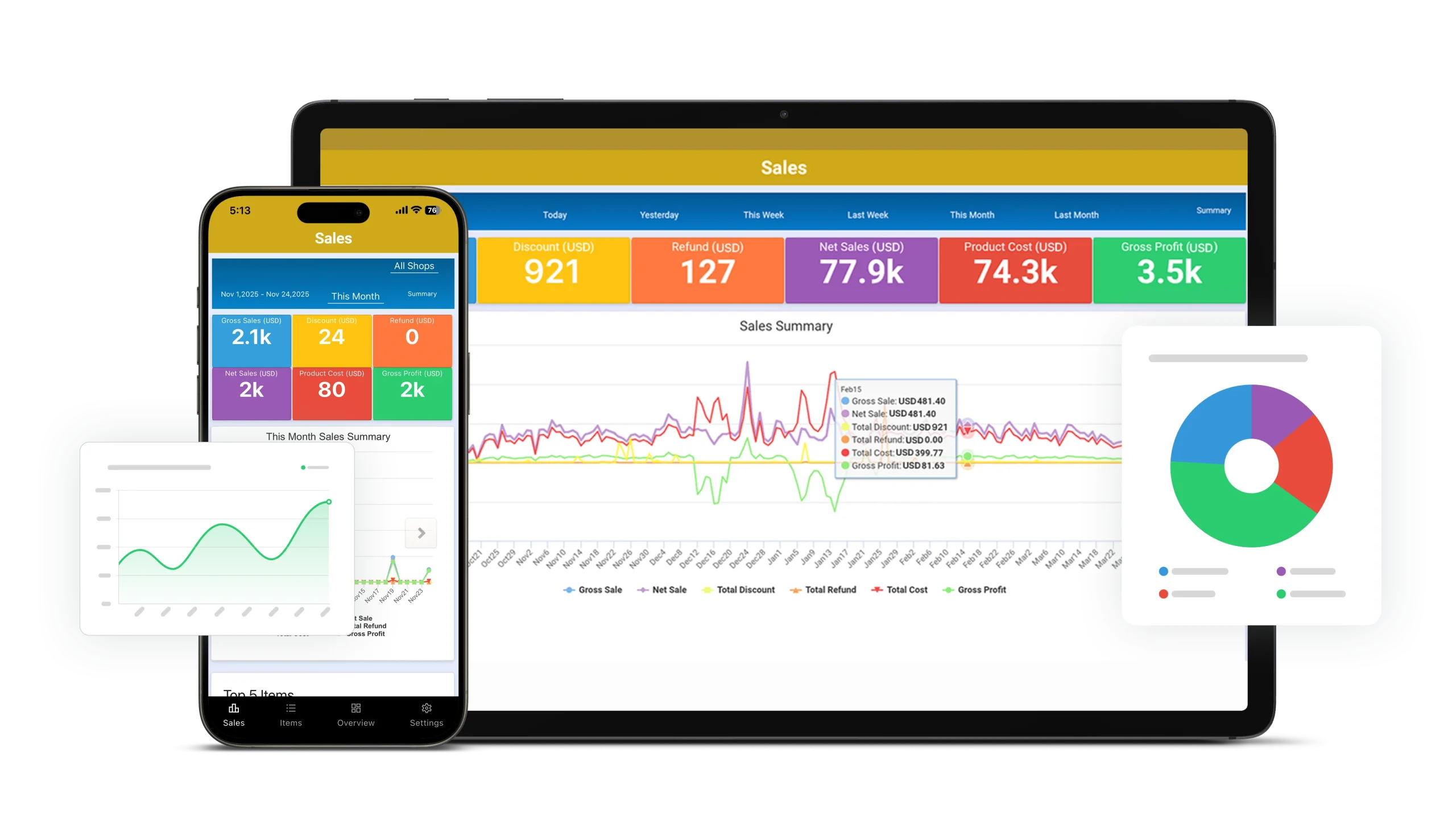 SalesPlay POS Dashboard App 